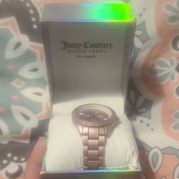Juicy Couture Rose Gold Watch Ladies Wrist Watch